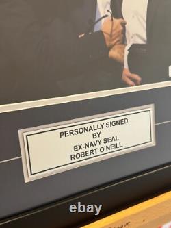 Robert O'Neill Signed Donald Trump Assassination Attempt Frame Inscribed Never