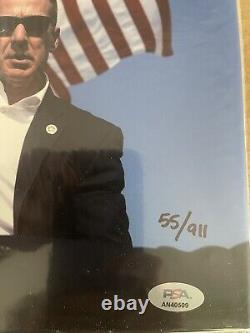 Robert O'Neill Signed LE Donald Trump Assassination Attempt 11x14 Photo (PSA)