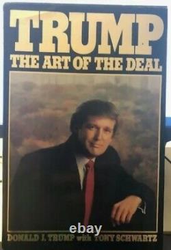 SIGNED, 1987 3rd Edition Classic Late 80s Signature Art Of The Deal Donald Trump