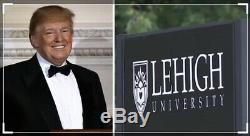 SIGNED Authentic Signature Autographed President Donald Trump, Lehigh University