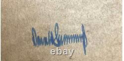 SIGNED BY THE PRESIDENT DONALD J TRUMP ART OF THE DEAL First Addition