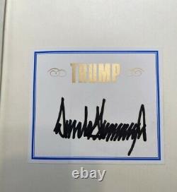 SIGNED, Collector's Autograph President DONALD TRUMP THINK LIKE BILLIONAIRE Book