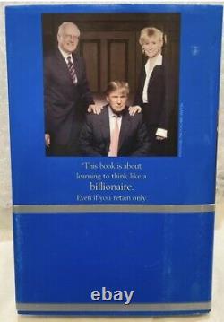 SIGNED, Collector's Autograph President DONALD TRUMP THINK LIKE BILLIONAIRE Book