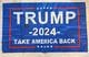 Signed Donald Trump Maga 2024 5'x3' Flag Authentic Coa Take America Back