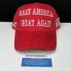 Signed Donald Trump Maga Hat 45-47 President Make America Great Holo Coa