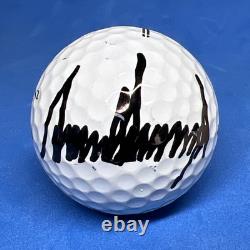 SIGNED DONALD TRUMP Signed Golf Ball 45-47 President Signature MAGA Hologram COA
