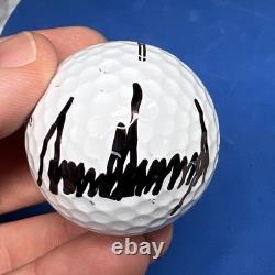 SIGNED DONALD TRUMP Signed Golf Ball 45-47 President Signature MAGA Hologram COA