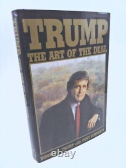 SIGNED DONALD TRUMP The Art Of The Deal 2016 Election Edition Hardcover Book