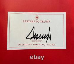 SIGNED Donald J. Trump AUTOGRAPHED Book LETTERS TO TRUMP HC MAGA AUTOGRAPH 2023