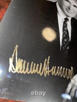 SIGNED Donald Trump original autographed 8x10 photograph Gold Sharpie Late 1990