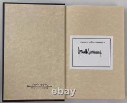 SIGNED First Edition First Printing Donald Trump THE ART OF THE COMEBACK VeryG