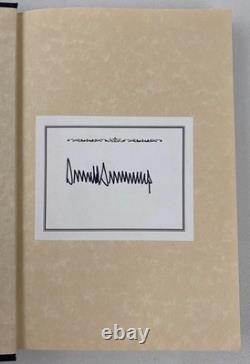 SIGNED First Edition First Printing Donald Trump THE ART OF THE COMEBACK VeryG