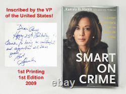 SIGNED! Kamala Harris 1st/1st Smart on Crime President Joe Biden VP Trump Obama