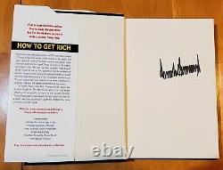 SIGNED President Donald J. Trump Autographed Book Trump How to Get Rich