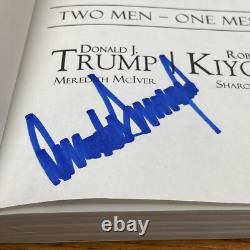 SIGNED President Donald Trump Best Wishes Why We Want You To Be Rich Book