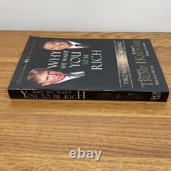 SIGNED President Donald Trump Best Wishes Why We Want You To Be Rich Book