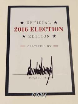 SIGNED! President Donald Trump Book The Art Of The Deal Official 2016 Election