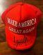 Signed President Donald Trump Red Maga Campaign Hat Make America Great Again