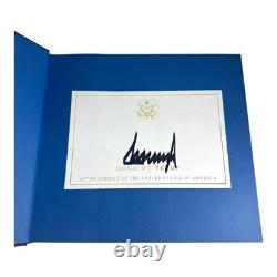 SIGNED President Donald Trump Save America Book + 2025 Inauguration Ticket Set