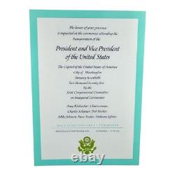 SIGNED President Donald Trump Save America Book + 2025 Inauguration Ticket Set