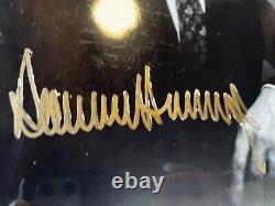 SIGNED President Donald Trump original autographed photograph Photo Gold Sharpie