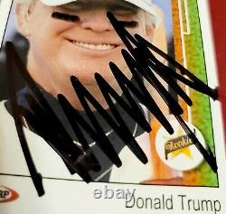SIGNED President TRUMP Baseball Card Autograph MAGA