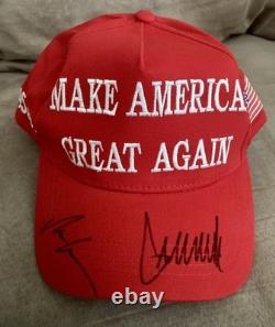 SIGNED TOM HOMAN & DONALD TRUMP BORDER CZAR Autograph MAGA HAT