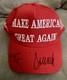 Signed Tom Homan & Donald Trump Border Czar Autograph Maga Hat