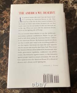 SIGNED The America We Deserve Trump (Stated 1st Edition / 1st Print) HC/DJ