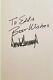 Signed To Eddie 1st Edit Autograph President Donald Trump Think Like Billionaire