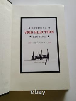 SIGNED Trump the Art of the Deal (2016 Election Edition) by Donald J. Trump, HC