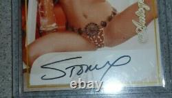 STORMY DANIELS Autograph Signature Signed Card Wicked Island Girls Movie Trump