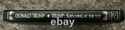 Signed Autograph Numbered Book # 190 President DONALD TRUMP SURVIVING At The TOP