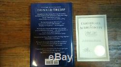 Signed Copy President Donald Trump Autographed Book Crippled America