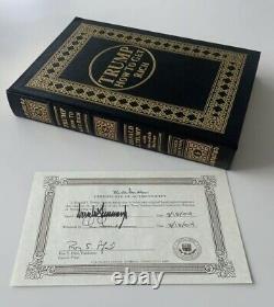 Signed DONALD TRUMP First Edition 2004 Easton Press, Autographed How to Get Rich