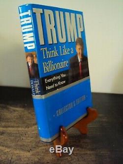Signed Donald J Trump Think Like a Billionaire Collector's Edition