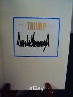 Signed Donald J Trump Think Like a Billionaire Collector's Edition