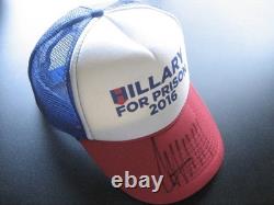 Signed Donald Trump MAGA Hat BAS Authentic Auto LOA/ COA Hillary For Prison 2016