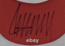 Signed Donald Trump MAGA Hat BAS Authentic Auto LOA/ COA Hillary For Prison 2016
