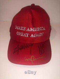 Signed Ivanka Trump Donald Trump President And Mike Pence Vp Maga Hat