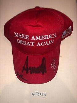 Signed Ivanka Trump Donald Trump President And Mike Pence Vp Maga Hat