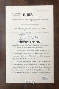 Signed Joe Biden Donald Trump Impeachment