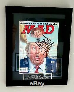 Signed MAD Magazine POTUS President Donald Trump. Autographed 1/1 MAGA. RARE