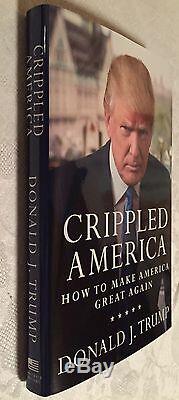 Signed Numbered PRESIDENT Donald Trump With COA Crippled America Make Great Again