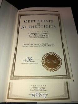 Signed PRESIDENT DONALD TRUMP CRIPPLED AMERICA BOOK AUTOGRAPH 9798 COA Signature