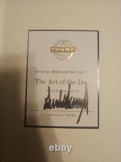Signed The Art of the Deal Donald Trump (2016 Election Edition) 2016 HC Mint