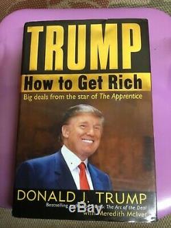 Signed Trump How to Get Rich Donald J. Trump Signed to Vince Young