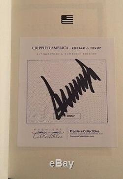 Signed copy 92 out of 10,000 Donald Trump, Crippled How America Make Great Again
