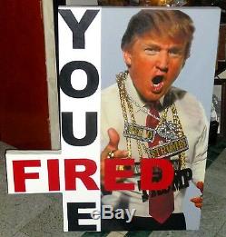 Steve Kaufman Donald Trump You're Fired Hand Signed Amazing Condition & Coa