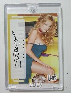 Stormy Daniels 2004 Wicked Pictures Autograph Signature Card (A-32) Trump HOT